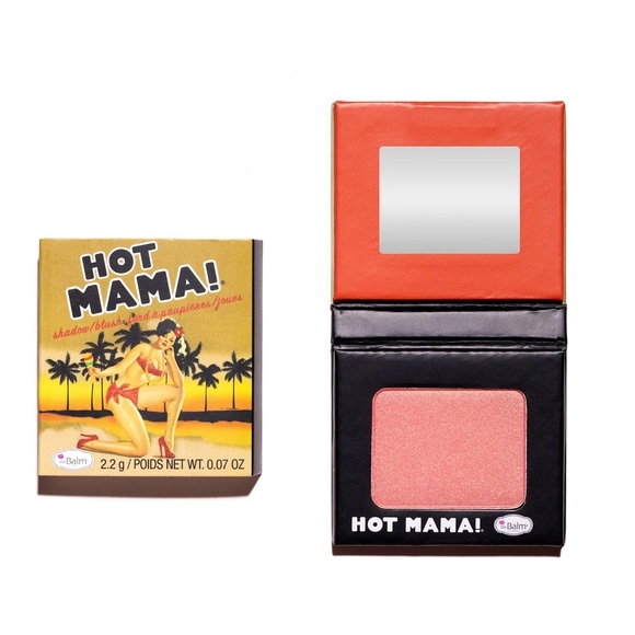 NWT theBalm Hot Mama Powder Blush - Travel Size - Picture 1 of 4